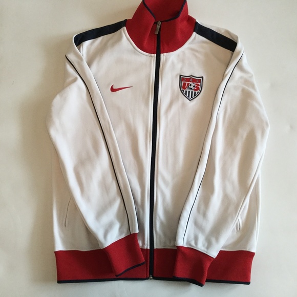 Nike Other - NIKE USA Athletic Soccer Warm Up Zip Jacket L